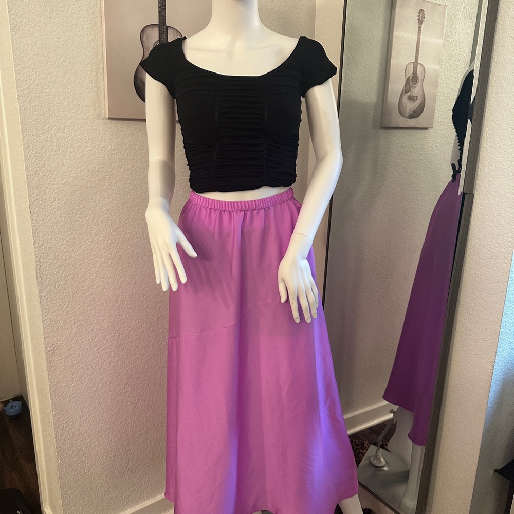 Elegant Pink Women's Skirt